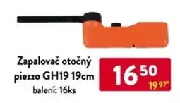 Qanto Zapalovač otočný piezzo GH19 19cm nabídka