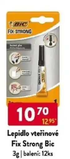 Qanto Lepidlo vteřinové Fix Strong Bic nabídka