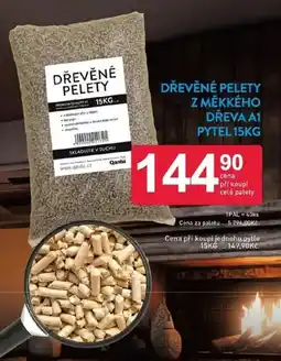 Qanto Dřevěné pelety z měkkého dřeva A1 pytel nabídka