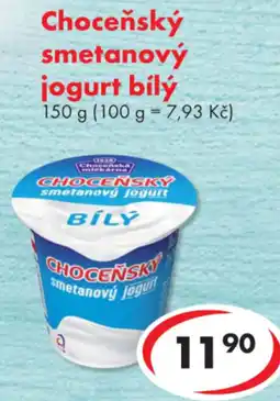 CBA Choceňský smetanový jogurt bílý nabídka