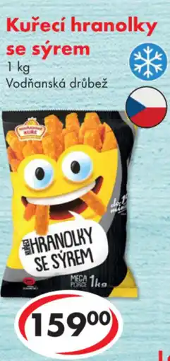 CBA Kuřecí hranolky se sýrem nabídka