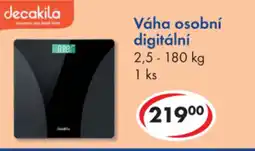 CBA Váha osobní digitální nabídka