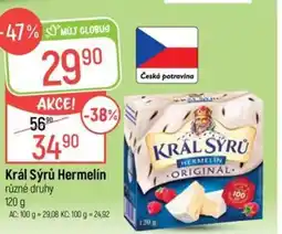 Globus Král Sýrů Hermelín nabídka