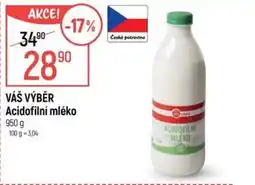 Globus VÁŠ VÝBĚR Acidofilní mléko nabídka