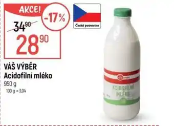 Globus VÁŠ VÝBĚR Acidofilní mléko nabídka