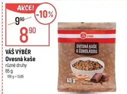 Globus VÁŠ VÝBĚR Ovesná kaše nabídka