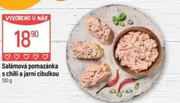 Globus Salámová pomazánka s chilli a jarní cibulkou nabídka