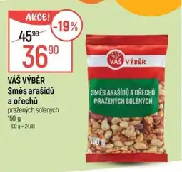 Globus VÁŠ VÝBĚR Směs arašídů a ořechů nabídka