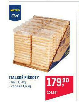 Makro Italské piškoty nabídka