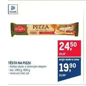 Těsto na pizzu