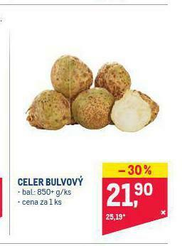 Makro Celer bulvový nabídka