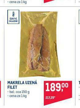 Makro Makrela uzená nabídka