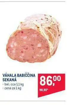 Makro Váhala babiččina sekaná nabídka