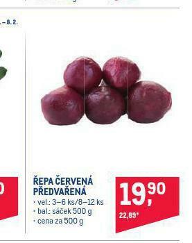 Makro Řepa červená nabídka