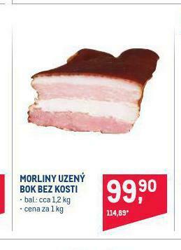 Makro Morliny uzený bok bez kosti nabídka