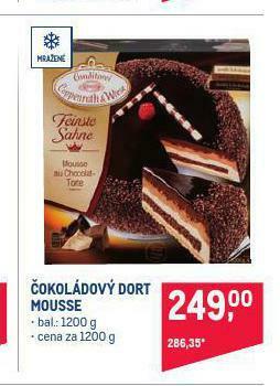 Makro Čokoládový dort mousse nabídka