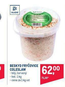 Makro Coleslaw nabídka