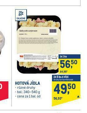 Makro Hotová jídla nabídka