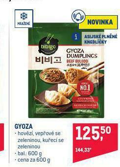 Makro Gyoza nabídka