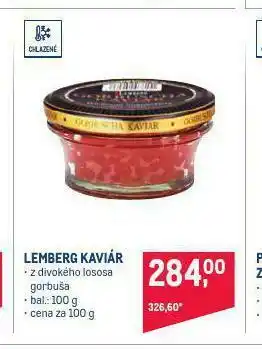 Makro Lemberg kaviár nabídka