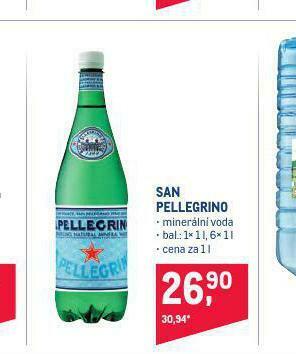 Makro San pellegrino nabídka