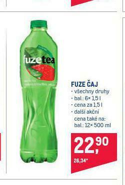 Makro Fuze tea nabídka