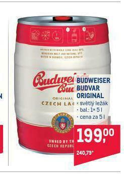Makro Pivo budweiser budvar nabídka