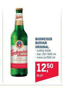 Makro Pivo budweiser budvar nabídka