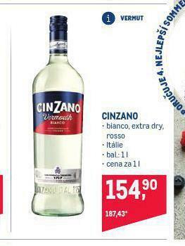 Makro Cinzano nabídka