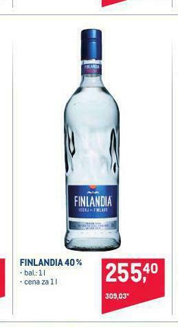 Makro Finlandia vodka nabídka