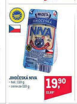 Makro Niva sýr nabídka