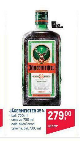 Makro Jagermeister nabídka