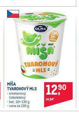 Makro Míša tvarohový mls nabídka