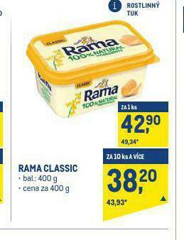 Makro Rama classic nabídka