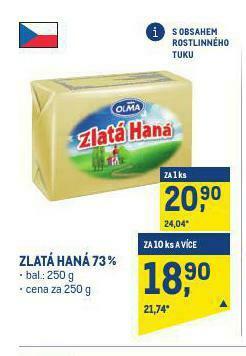 Makro Zlatá haná nabídka
