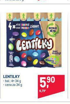 Makro Lentilky nabídka