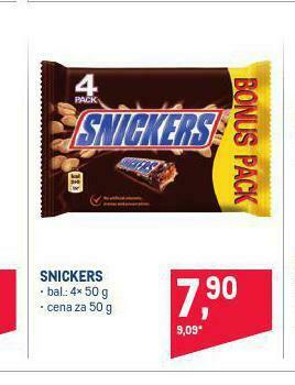Makro Snickers nabídka