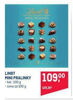 Makro Lindt mini pralinky nabídka