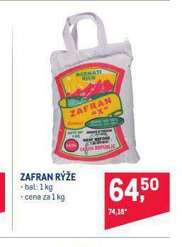 Makro Zafran rýže nabídka