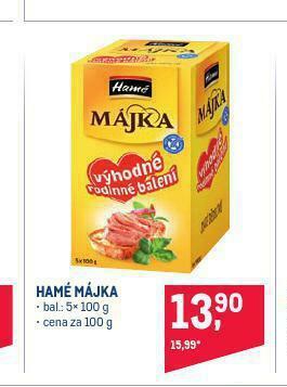 Makro Hamé májka nabídka