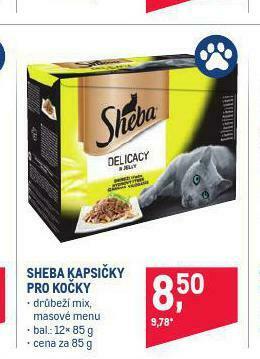 Makro Sheba kapsičky pro kočky nabídka