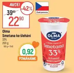 Globus Olma Smetana ke šlehání 33% nabídka