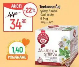 Globus Teekanne Čaj bylinný, funkční nabídka