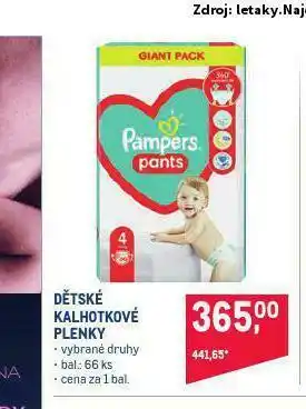 Makro Dětské kalhotkové plenky nabídka
