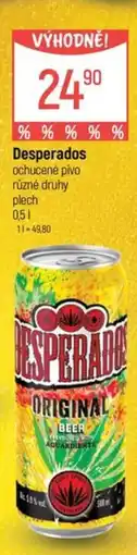 Globus Desperados ochucené pivo nabídka