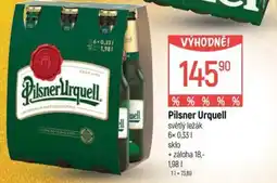 Globus Pilsner Urquell nabídka