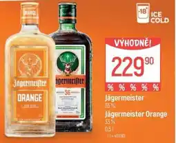 Globus Jägermeister 35% Jägermeister Orange 33% nabídka