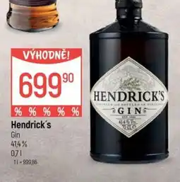 Globus Hendrick's Gin 41.4% nabídka