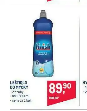 Makro Finish leštidlo do myčky nádobí nabídka