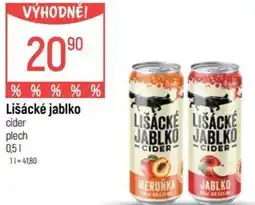 Globus Lišácké jablko cider nabídka